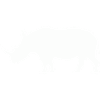 Rhino Silhouette Minimalist