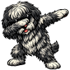 Dabbing Bergamasker Hirtenhund