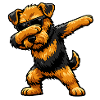 Dab du terrier Airedale