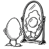 Pun with egg