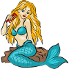 Mermaid on a rock