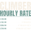 Climber Hourly Rate Funny