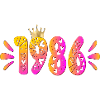 Couronne d’anniversaire 1986