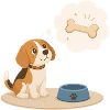 Le Beagle rêve d’un os