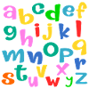 Lettres ABC pour enfants d’école