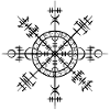 Wikinger-Glückskreis (Schwarz)