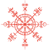 Wikinger-Glückskreis (Rot)