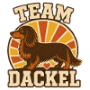 Team Dackel – Lustiger Hundeliebe Spruch