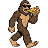 Sasquatch Mange Pizza