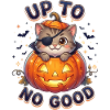 Chat d’Halloween Méchant