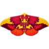 Imperial Moth Eacles imperialis Cartoon-Stil