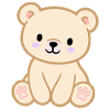 Bunter Teddybär für Kinder