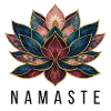 Boho Lotus Blume Yoga Meditation
