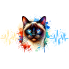 Siamkatze Herzlinie