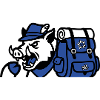 Wildschwein Rucksack Logo