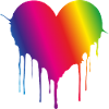 Regenbogen-Tropfherz