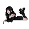 Gothic Pinup Dunkel Eleganz