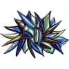 Blaugrüne Fragmentblume