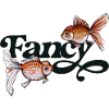 Fancy Goldfish Script Print