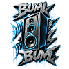 Bass Boom Graffiti-Lautsprecher