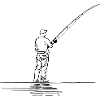 Fischer Zeichnung