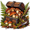 Waldpilzschatz-Truhe
