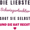 Lieblingsschwiegertochter - Geschenk Familie