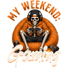 Skeleton Gamer Gaming Halloween