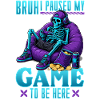 Skeleton Gamer Gaming Halloween