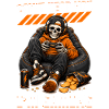 Skeleton Gamer Gaming Halloween