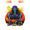 Skeleton Gamer Gaming Halloween