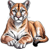 Berglöwen-Tierliebhaber Wildtiere