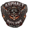 Asphalt Outlaws Schädel Patch