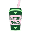 Matcha-Teespaziergang