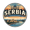 Retro-Serbien Belgrader Festungsabzeichen