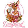 Dorflokind im Dirndl