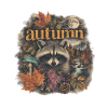Herbst-Waschbärwald-Tee