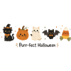 Purrfect Halloween Katzen