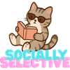 Socially Selective Cat Reading