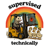 Bären-Forklift Regenbogen Ducks