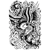 Tattoo Adler und Drache