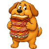 Golden Retriever Sandwich-Dieb