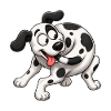 Dizzy Dalmatian Tail Chasing Tornado