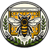 Bee Emblems Honeycomb
