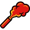 Bengalfeuer Pyro Rauch Icon