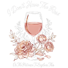 Weinglas Blumen-Teaser