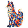 Patchwork Fuchs Blumenmuster