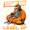 Skeleton Gamer Gaming Halloween