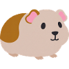 Meerschweinchen bestickt