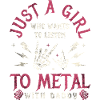 Metal-Baby-Mädchen mit Daddy-Rock-Familie